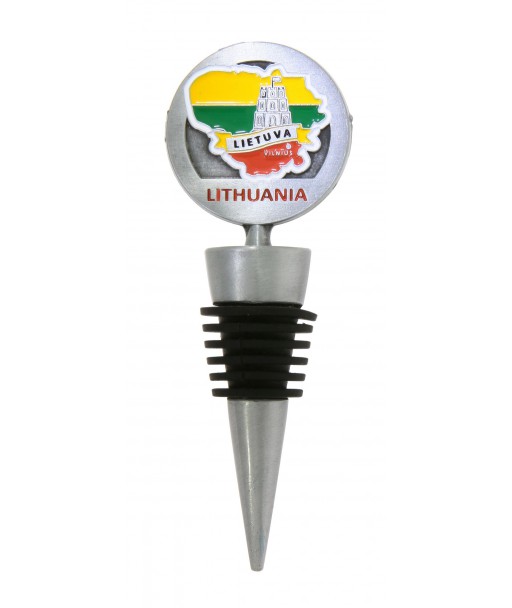Bottle stopper Lithuania and Gediminas Tower